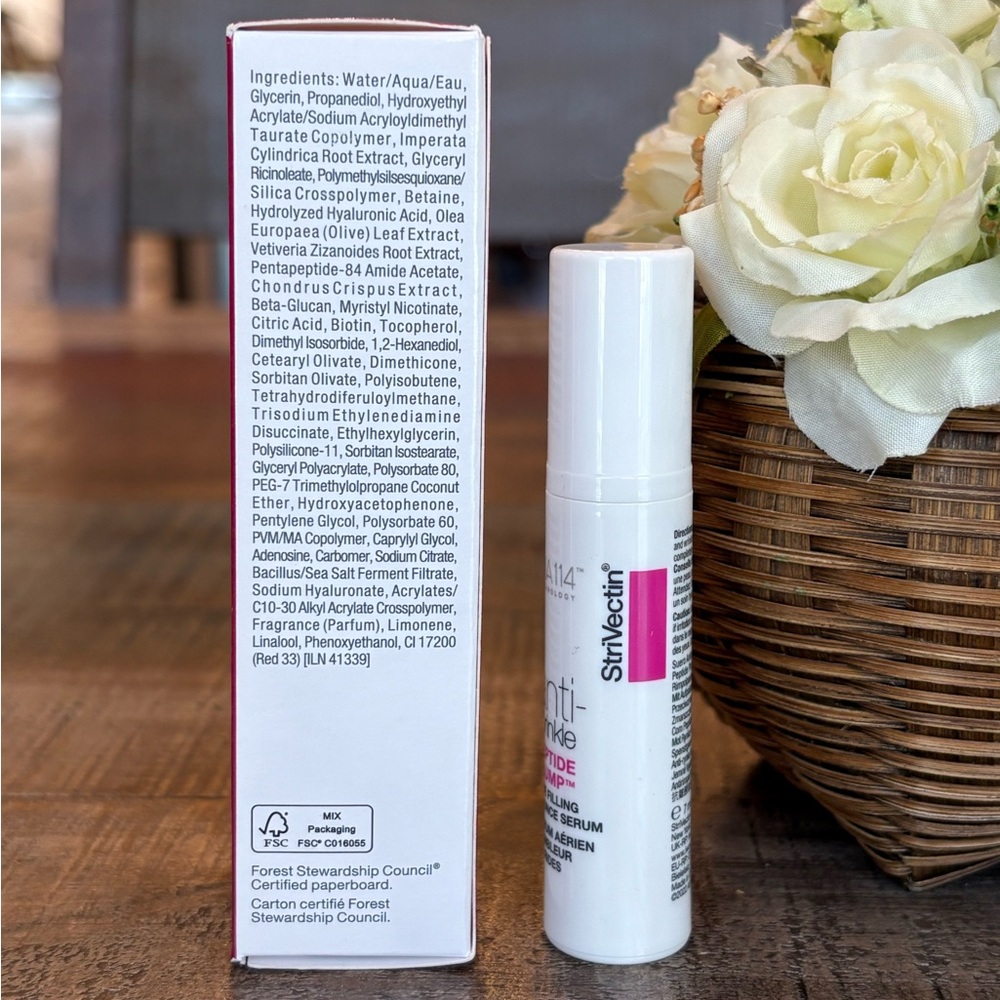 NEW StriVectin ANTI-WRINKLE “Peptide Plump” Line Filling BOUNCE SERUM Mini! - Picture 3 of 6